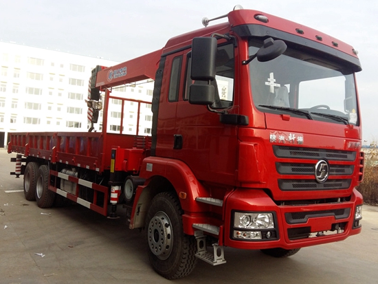 陜汽后雙橋12T隨車吊