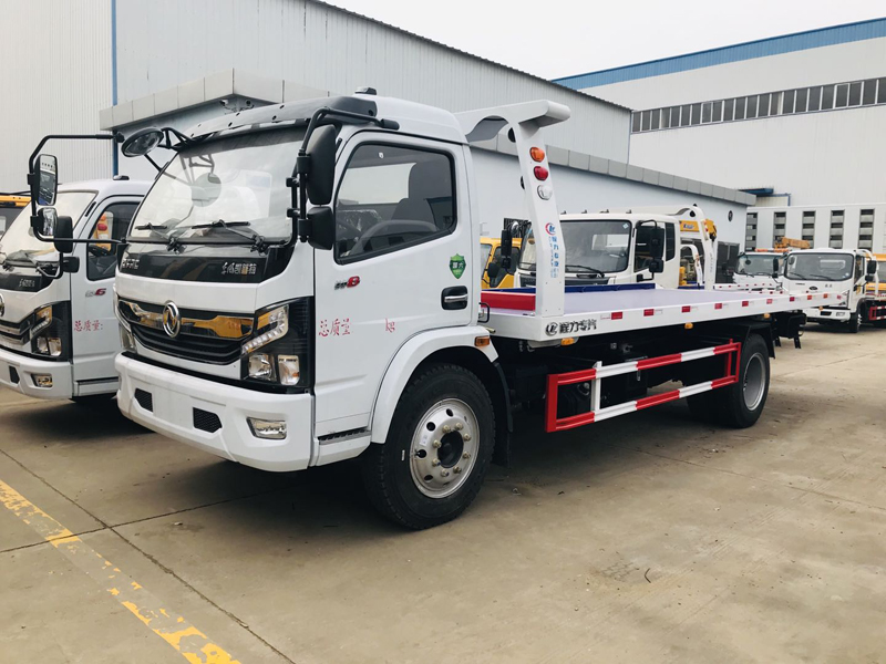 國六東風(fēng)凱普特一拖二清障車（黃牌）