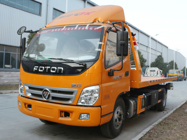 福田奧鈴一拖二藍(lán)牌清障車