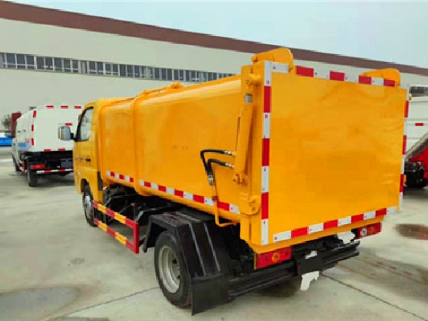 福田國六3方自裝卸(掛桶)式垃圾車